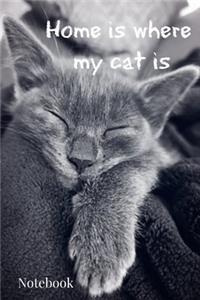 Home is Where My Cat is Notebook