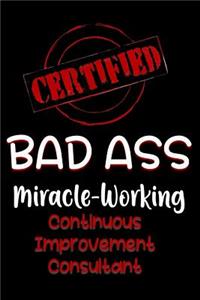 Certified Bad Ass Miracle-Working Continuous Improvement Consultant