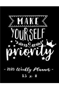 2020 Weekly Planner - Make Yourself a Priority