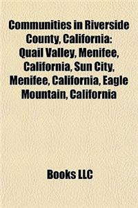 Communities in Riverside County, California