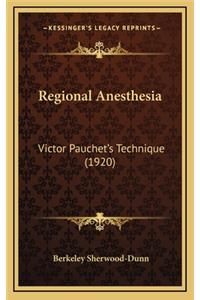 Regional Anesthesia