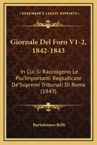 Giornale Del Foro V1-2, 1842-1843