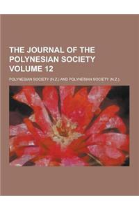 The Journal of the Polynesian Society Volume 12