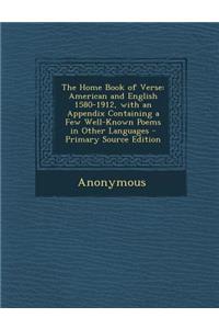 The Home Book of Verse