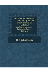 Histoire Es Berbères, 1