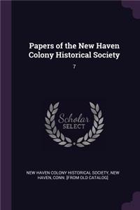 Papers of the New Haven Colony Historical Society