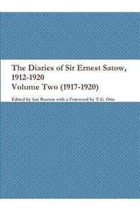 Diaries of Sir Ernest Satow, 1912-1920 - Volume Two (1917-1920)