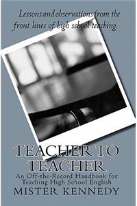 Teacher to Teacher