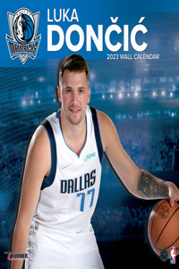 Dallas Mavericks Luka Doncic 2023 12x12 Player Wall Calendar