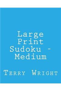 Large Print Sudoku - Medium