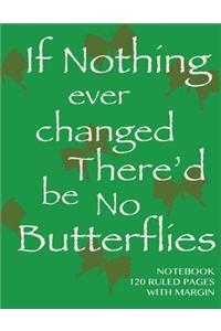 Notebook 120 ruled pages with margin