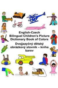 English-Czech Bilingual Children's Picture Dictionary Book of Colors