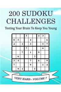 200 Sudoku Challenges - Very Hard - Volume 7