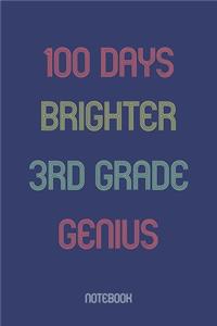 100 Days Brighter 3rd Grade Genuis