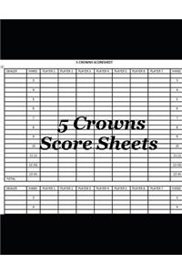 5 Crowns Score Sheets