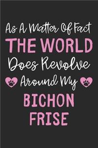 As A Matter Of Fact The World Does Revolve Around My Bichon Frise