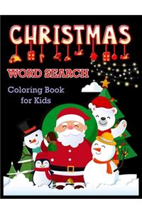 CHRISTMAS WORD SEARCH Coloring Book for Kids