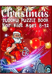 Christmas Sudoku Puzzle Book For Kids Ages 8-12