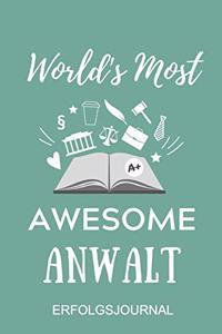 World's Most Awesome Anwalt Erfolgsjournal
