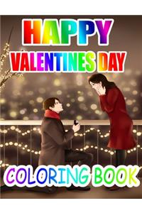 Happy Valentine Day Coloring Book