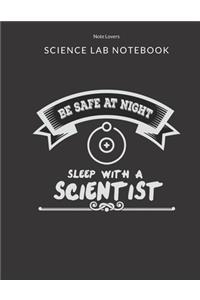 Be Safe At Night Sleep With A Scientist - Science Lab Notebook