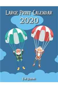 Large Print Calendars for Seniors 2020