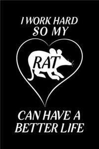 I Work Hard So My Rat Can Have A Better Life