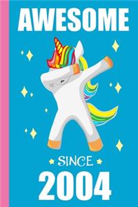 15th Birthday Dabbing Unicorn