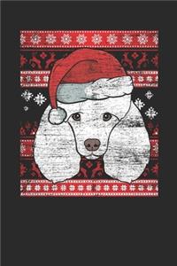 Ugly Christmas - Poodle: Dotted Bullet Notebook - Christmas Gift for Kids, Women, Men Girls And Boys