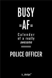 Calendar 2020 for Police Officers / Police Officer