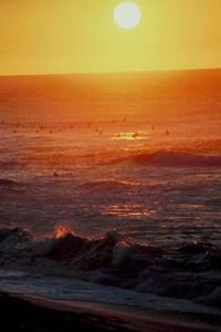 School Composition Book Sunrise Over Water 130 Pages