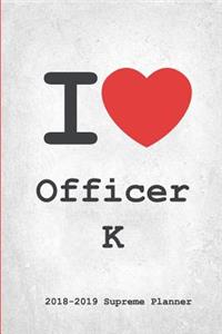 I Officer K 2018-2019 Planner