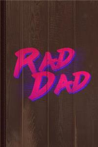 Rad Dad Retro Journal Notebook