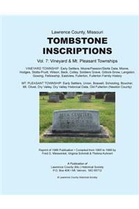 Lawrence County Missouri Tombstone Inscriptions Vol. 7