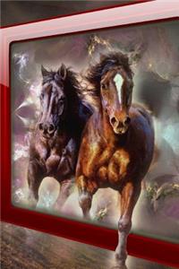 Cool Galloping Horses Illustration Journal