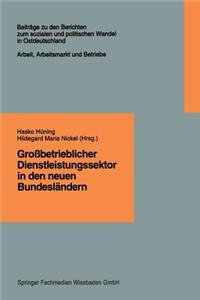 Großbetrieblicher Dienstleistungssektor in Den Neuen Bundesländern