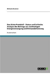 Kioto-Protokoll - Status und kritische Analyse des Beitrags zur nachhaltigen Energieversorgung und Klimastabilisierung
