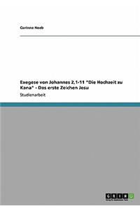 Exegese von Johannes 2,1-11 
