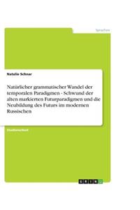 Natürlicher grammatischer Wandel der temporalen Paradigmen - Schwund der alten markierten Futurparadigmen und die Neubildung des Futurs im modernen Russischen