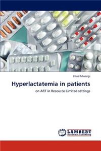Hyperlactatemia in patients