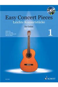 Easy Concert Pieces for Guitar - Volume 1: With a CD of Performance Tracks Book/CD (54 Pieces)