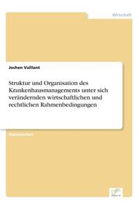Struktur und Organisation des Krankenhausmanagements unter sich verändernden wirtschaftlichen und rechtlichen Rahmenbedingungen