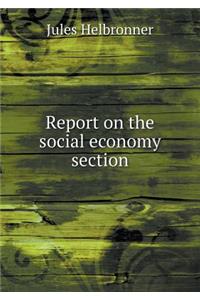 Report on the social economy section