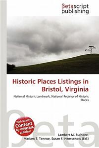 Historic Places Listings in Bristol, Virginia