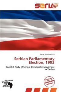 Serbian Parliamentary Election, 1993