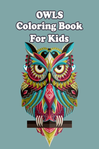 Owls Coloring Book For Kids