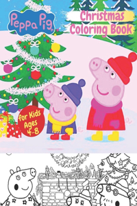 Christmas Peppa pig Coloring Book for Toddlers
