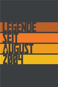 Legende seit August 2004