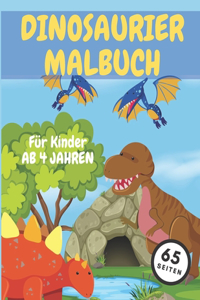 Dinosaurier Malbuch Für Kinder Ab 4 Jahren