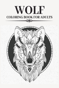 Wolf Coloring Book For Adults